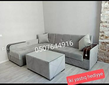 Divanlar: Künc divan, Yeni, Açılmayan, Bazasız, Parça, Şəhərdaxili pulsuz çatdırılma — 6
