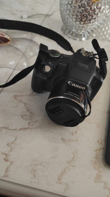 tsifrovoi fotoapparat canon powershot: Canon SX 50 HS DİGİTAL CAMERA 1-2 dəfə istifadə olunub. Üzərində
