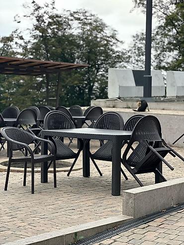 Bağ, çöl masa və oturacaq dəstləri: Yeni, Dördbucaq masa, 4 stul, Açılan, Stullar ilə, Plastik, Türkiyə — 7