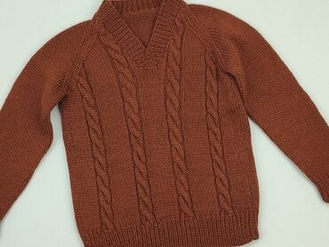 sweterek biały do chrztu: Sweater, 5-6 years, 110-116 cm, condition - Good