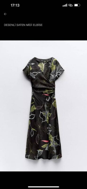 Плащи: Повседневное платье, Миди, Zara, L (EU 40)
