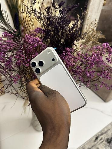 iphone xm: IPhone 17, Б/у, 1 ТБ, Matte Silver, Защитное стекло, Чехол, 91 % — 7