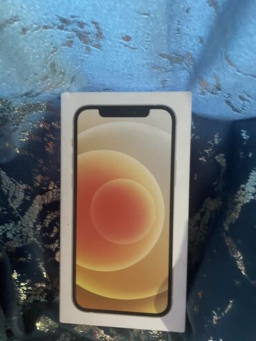 ноутбук цена бишкек: IPhone 12, Б/у, Белый, Зарядное устройство, Защитное стекло, Чехол, 77 %