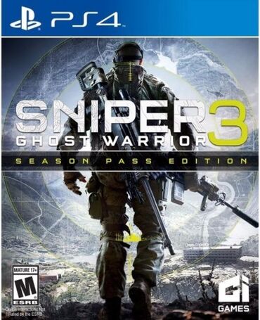 sniper: Ps4 üçün sniper ghost warrior 3 oyun diski. Tam yeni, original