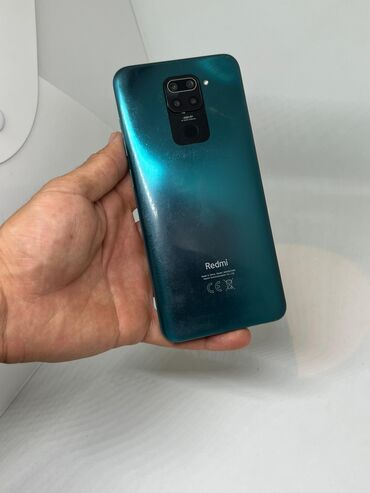 телефон 1сом: Redmi, Redmi Note 9, Колдонулган, 64 ГБ, түсү - Жашыл, 2 SIM
