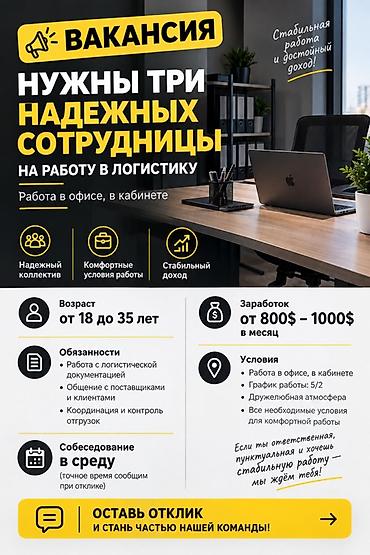 18: Вакансия: требуется три надежных сотрудницы на работу в логистику — 1