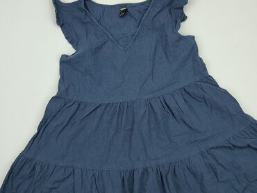 sukienka w kratkę elegancka: Sukienka, Oversize, XS (EU 34), stan - Dobry, Shein