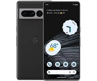 Google: Google Pixel 7 Pro, Б/у, 512 ГБ, цвет - Черный, 1 SIM, eSIM