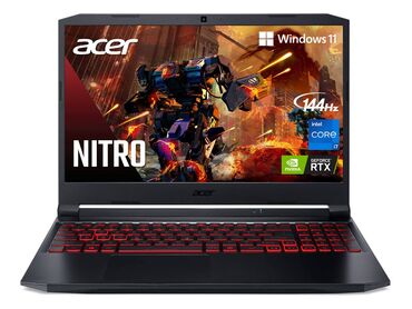 acer nitro: Ноутбук, Acer, 16 ГБ ОЗУ, Intel Core i5, 15.6 ", Новый, Для работы, учебы, память SSD