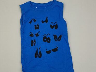 koszulka niebieska: T-shirt, 7 years, 116-122 cm, condition - Good