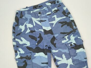 spodnie ze ściągaczem na dole: Bershka, Cargo for women, size S
