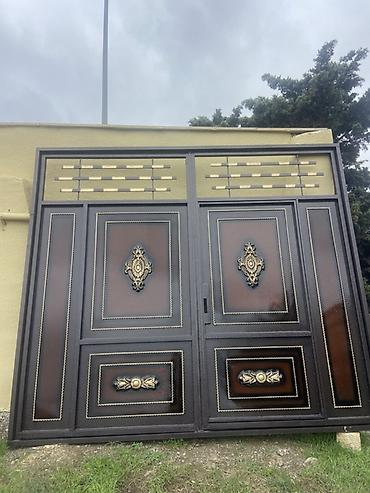 lisd demir: Yeni Dəmir Həyət darvazası, Yana açılan, 3 m, Mexaniki, Qapı ilə, Kredit var, Ödənişli quraşdırma, Ünvandan götürmə, Ödənişli çatdırılma, Rayonlara çatdırılma — 5