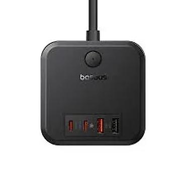 uzadıcılar: Baseus PowerCombo Cube E00066400117-00 7-Port 30W uzadıcı şəbəkə və — 1