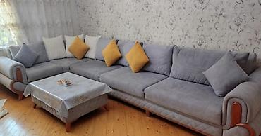 Divanlar: Künc divan, İşlənmiş, Açılan, Bazasız, Parça, Çatdırılma yoxdur — 1