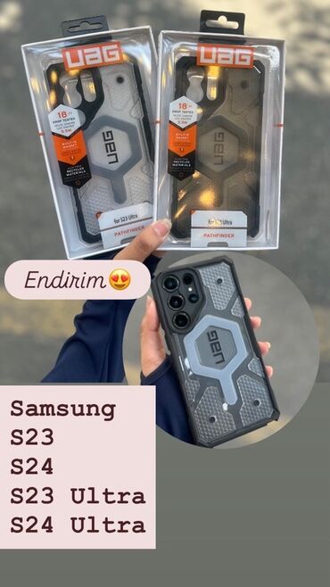 netbook çantası: UAG Pathfinder seriyası qoruyucu telefon qabı - Uyğunluq: Samsung