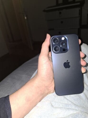 Apple iPhone: IPhone 15 Pro, 256 GB, Pacific Blue, Barmaq izi, Face ID