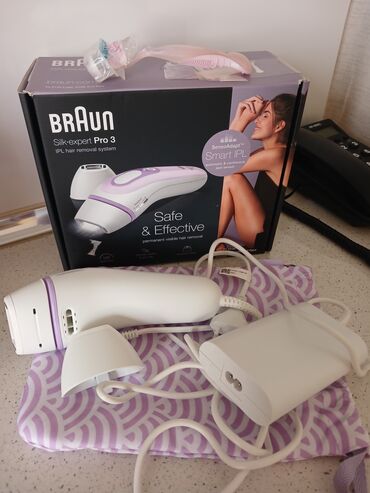 dirnaq uzadan lak: Lazer epilyatoru, Braun, Yeni, Ünvandan götürmə