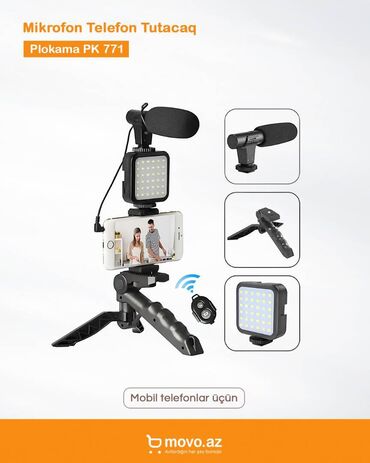 📦 Mikrofon Telefon Tutacağı Plokama PK 771 | EL-025 Mobil telefonlar