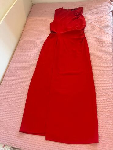 haljine svecane za svadbe: Zara S (EU 36), color - Red, Evening, Without sleeves