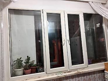 фикс: PVC plastik pəncərə dəsti - Material: ağ PVC profil - Quruluş: 3 — 3