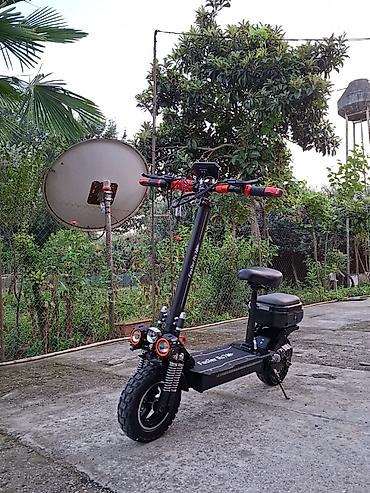 elikdirikli sukuter: Elektrik skuter – off-road təkərlər və oturacaqlı - Güclü — 2