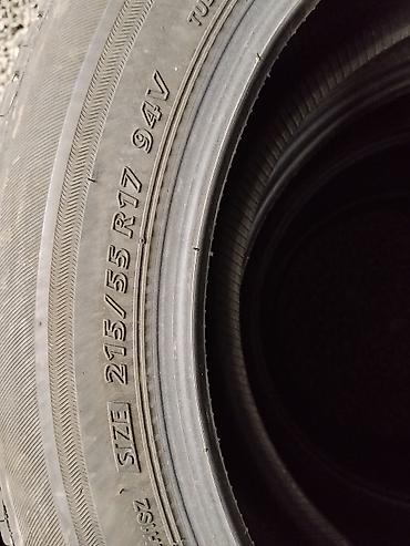 4 7: Шины 215 / 55 / R 17, Лето, Б/у, Комплект, Легковые, Bridgestone — 2