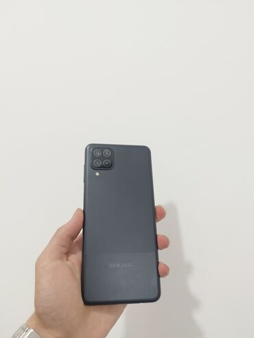 samsung б у: Samsung Galaxy A12, 32 ГБ, цвет - Черный, Кнопочный, Отпечаток пальца