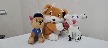 toy putel: Cəmi 5 man Oyuncaq dəst – 3 ədəd yumşaq it balası - Böyük yumşaq it — 1