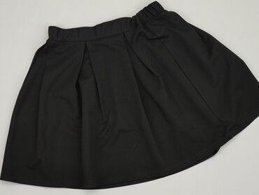spódnice czarne ze skóry: Skirt, L (EU 40), condition - Very good