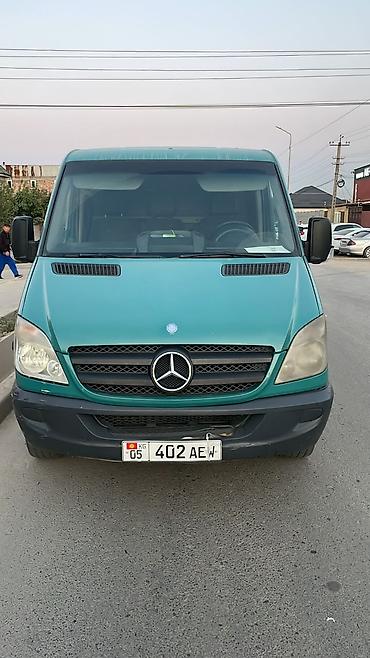 kia rio 1 6: Mercedes-Benz Sprinter (длинная база, высокий кузов), зелёный фургон — 1