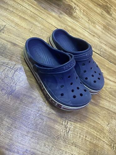 кроксы крокс crocs: Сабо, 35, Crocs, Б/у, цвет - Синий, Самовывоз — 3