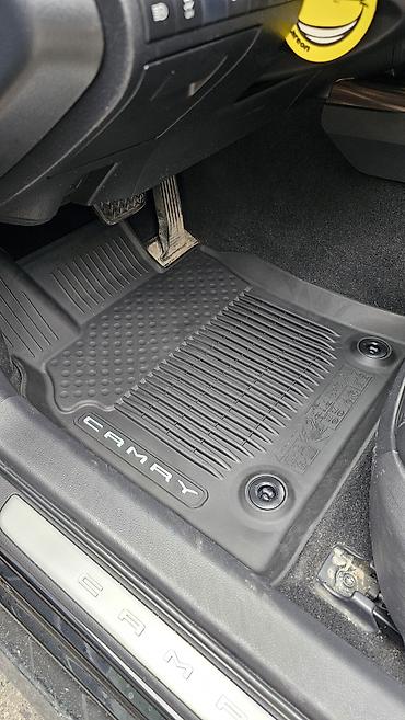 коврики на камри: 3D Резиновые Полики Для салона Toyota, цвет - Черный, Новый, Самовывоз, Бесплатная доставка, Платная доставка — 1