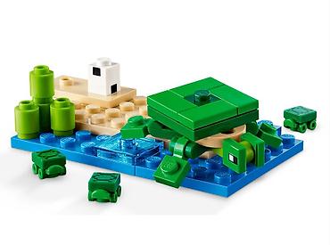 Оюнчуктар: 🐢 LEGO Minecraft The Turtle Beach House (#21254) Создай свой — 4