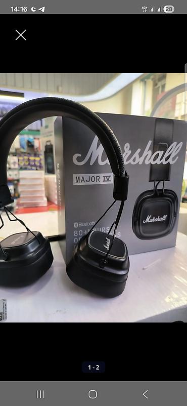 marshall major v: Marshall Major IV Bluetooth qulaqlıq - Model: Marshall Major IV - — 1