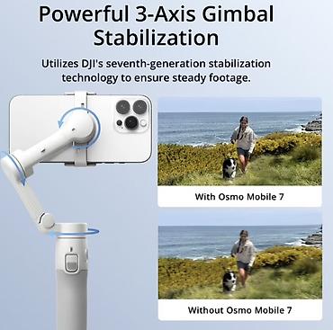 dji osmo mobile 6: DJI Osmo Mobile 7 – smartfon üçün 3-oxlu stabilizator - Güclü 3 oxlu — 2