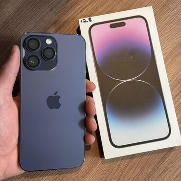 redmi note 8 pro купить бу: IPhone 14 Pro Max, Б/у, 128 ГБ, Deep Purple, Защитное стекло, Кабель, Коробка, 88 %