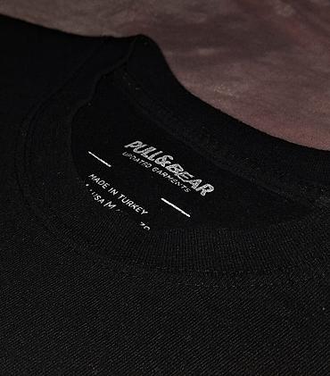 alt pal: Köynək, PULL&BEAR, M, rəng - Qara — 2