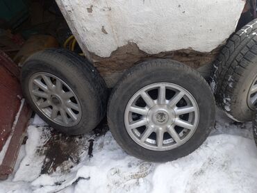 резины на 16: Колеса в сборе R 15, Всесезонная, Б/у, Комплект, Легковые, Литые, отверстий - 4
