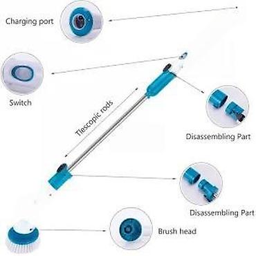 Kućna hemija i proizvodi za kuću: Rotirajuća četka za čišćenje Hurricane Spin Scrubber NOVO. OPIS — 8