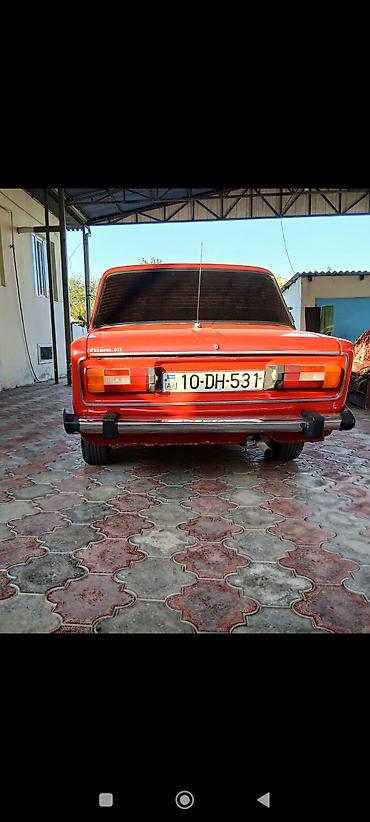 qezali masin: VAZ 2106, qırmızı rəng. Sedan kuzov, klassik dizaynlı ön və arxa — 4