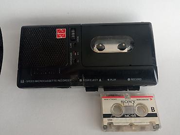 iphone 6 case: National 2-Speed Microcassette Recorder + Sony MC-60 mikro kaset — 2