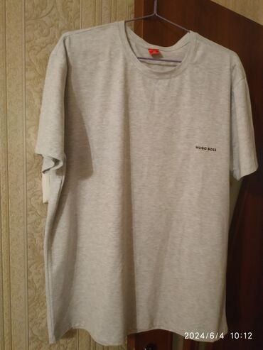 футболка мужской: Футболка 8XL (EU 56), 9XL (EU 58), цвет - Серый