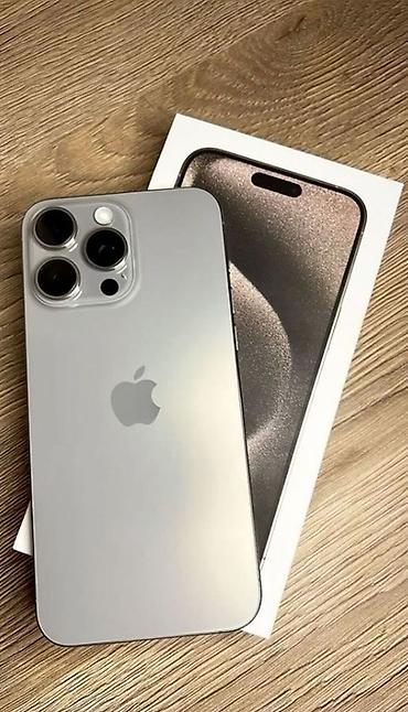 iphone se4: IPhone 15 Pro, Б/у, 256 ГБ, Natural Titanium, Коробка, 86 % — 1