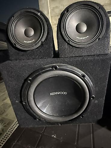 massive dinamik: Avtomobil üçün səs sistemi komplekti - Subwoofer: Kenwood bas dinamik — 2