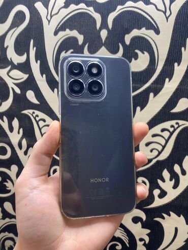 telefon tutacag: Honor X8b, 256 GB, rəng - Qara, Sensor, Barmaq izi, İki sim kartlı