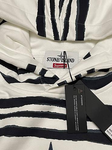 Толстовки: Худи Stone Island x Supreme, Размер: L Новый! доставка через яндекс — 3