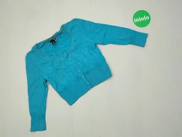 Bluzki: Bluza H&M, M (EU 38), stan - Zadowalający, wzór - Jednolity kolor, kolor - Błękitny