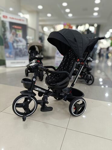 товары для детей и родителей: Велоколяска Skillmax 6017, с реверсивным сиденьем. Сиденье