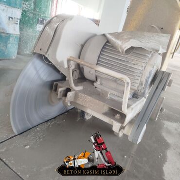 Beton işləri: #Betonkesme #betondeşmə Beton kubik kərpic - dən kəsim deşim — 5
