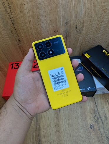 poco х6 pro: Poco X6 Pro 5G, Жаңы, 256 ГБ, түсү - Алтын, 2 SIM